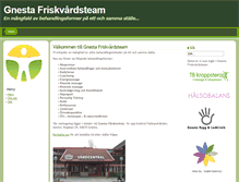 Tablet Screenshot of gnestafriskvardsteam.se